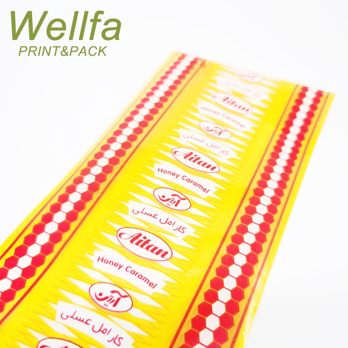 Candy Wrapper Wrapping film Custom Printed Plastic Wrap Custom packaging bag manufacturer