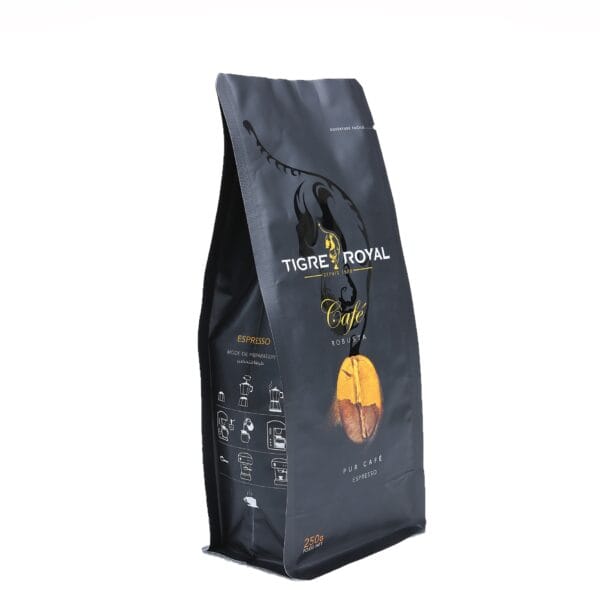 Aluminium Foil Ground Coffee Packaging Bag Heat Sealable Custom packaging bag manufacturer