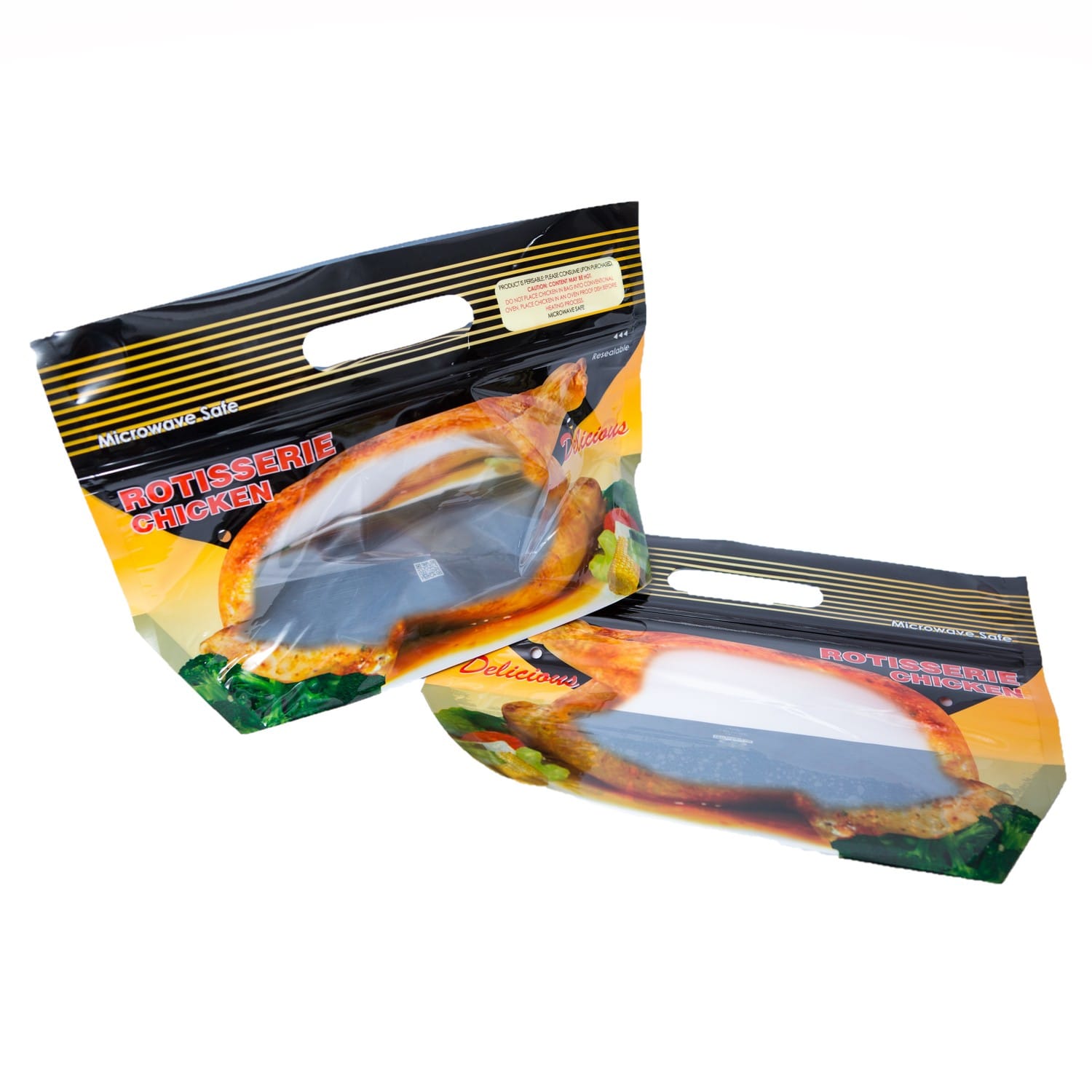 MICROWAVE 1 rotisserie chicken packaging bags