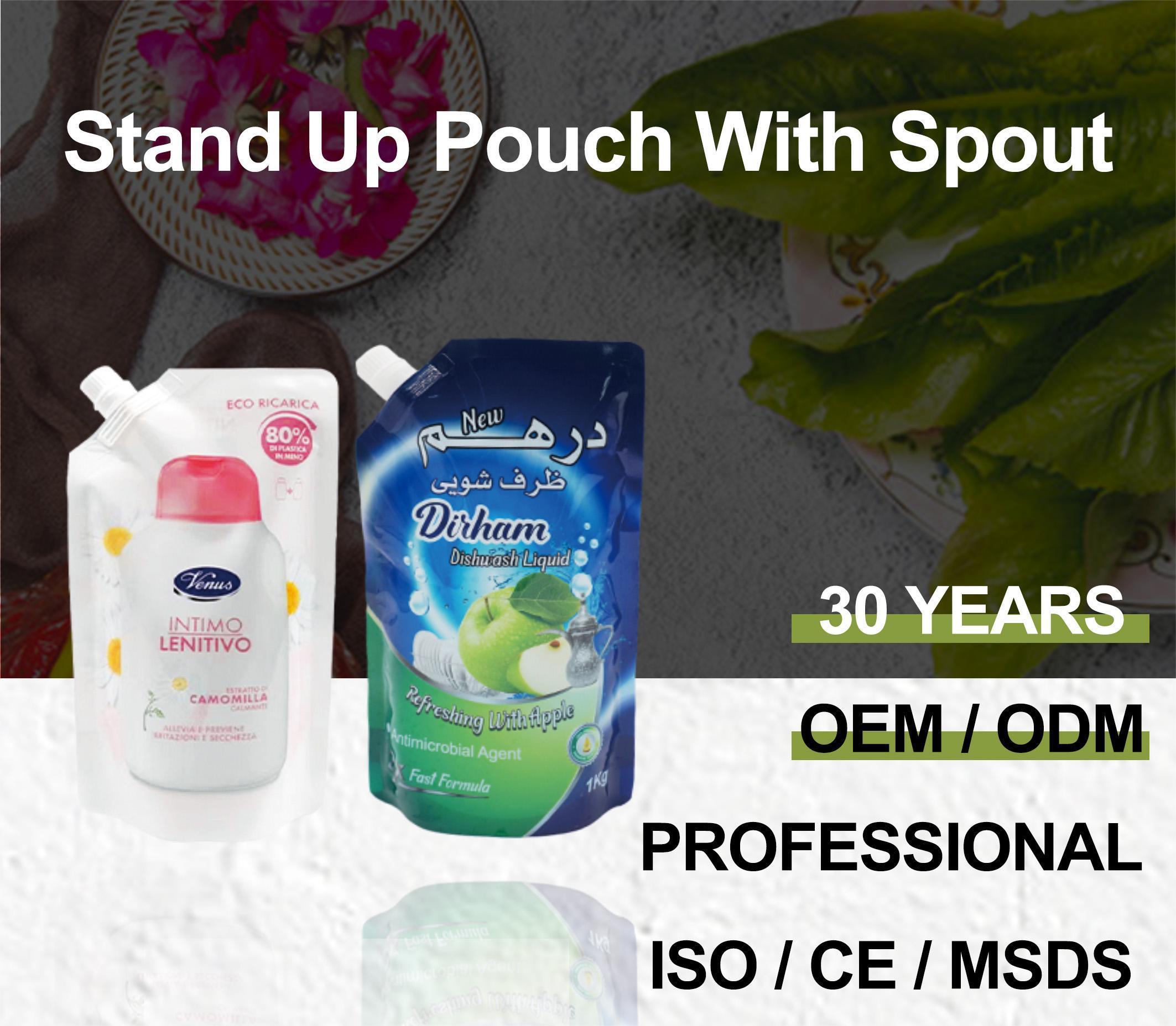 Spout pouch 01 liquid soap refill pouch
