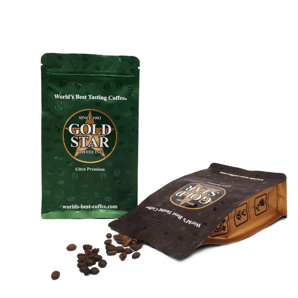 250g 500g Zipper Coffee Packaging Pouches Bag Flexible Packaging Bag Of Coffee