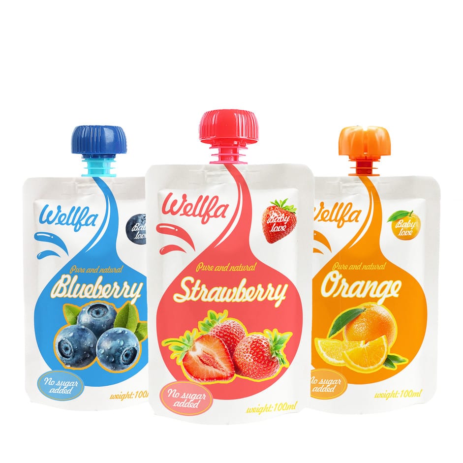 Reusable Baby Food PouchesManufacturer Custom Flexible Disposable