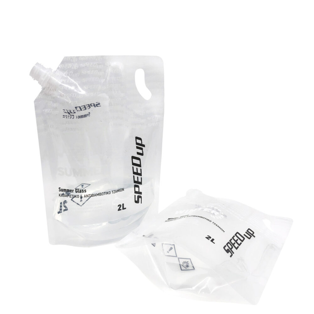 custom drink pouches with spout