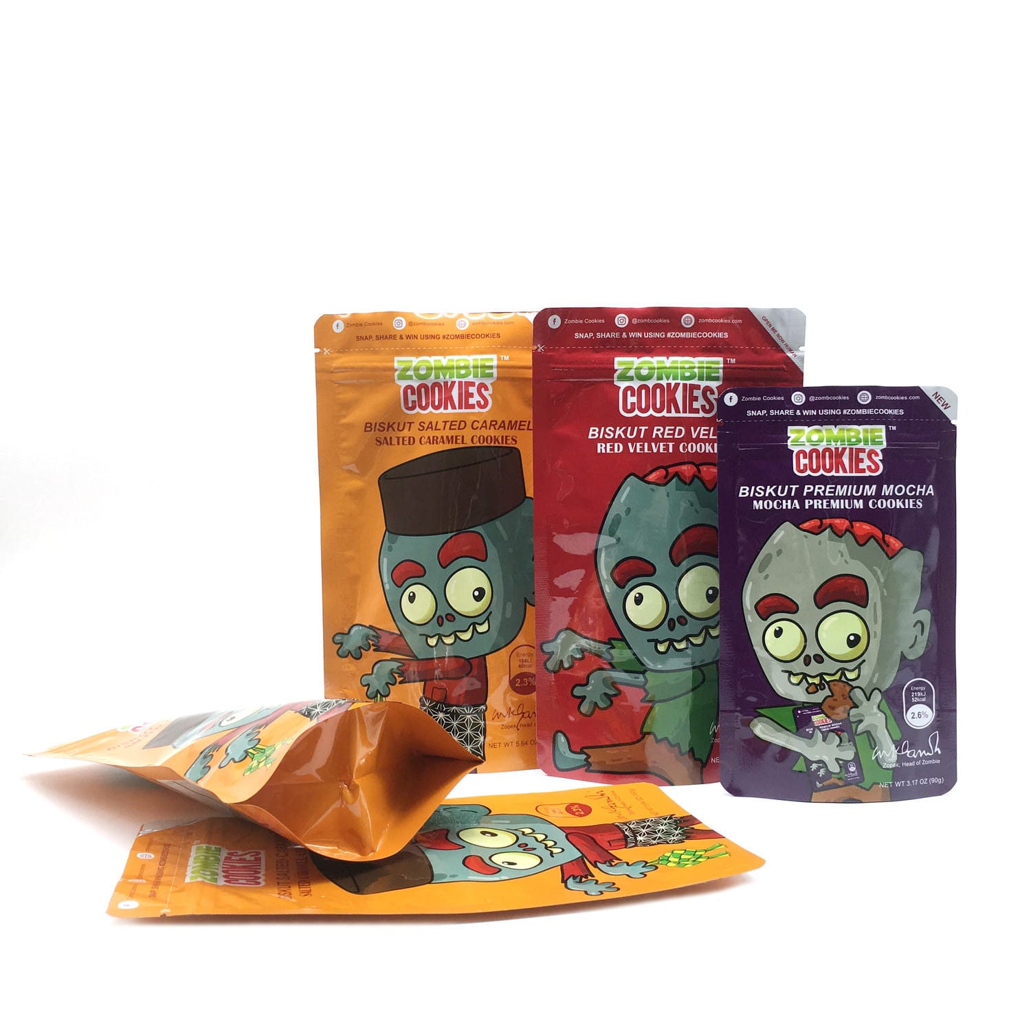 custom stand up pouchesSmell Proof Pouch Resealable Zipper Candy