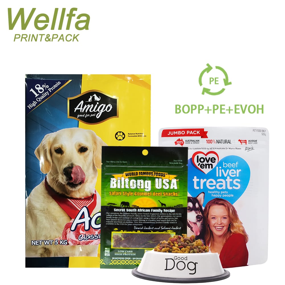 Custom Design Plastic Flexible Resealable Zipper Recyclable Packaging