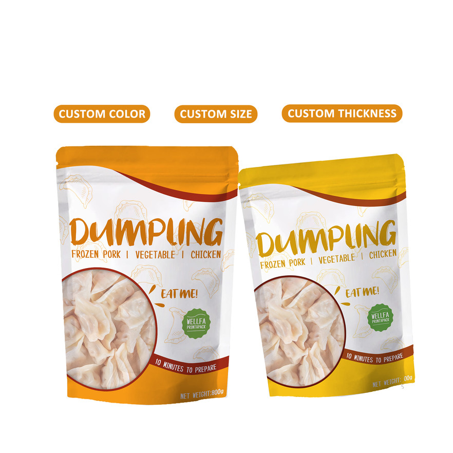 frozen dumplings packaging