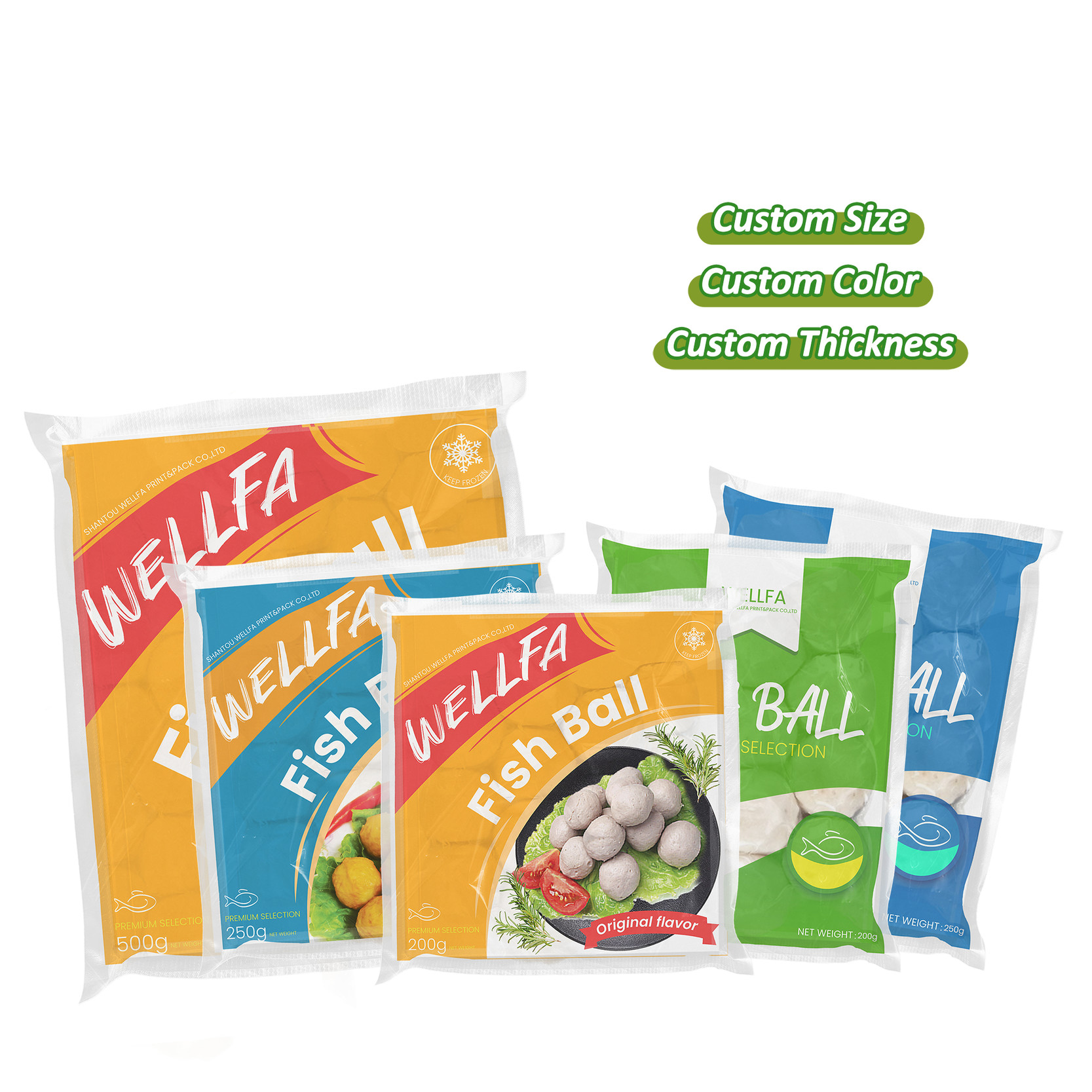 拉伸膜8 vacuum seal bags for food