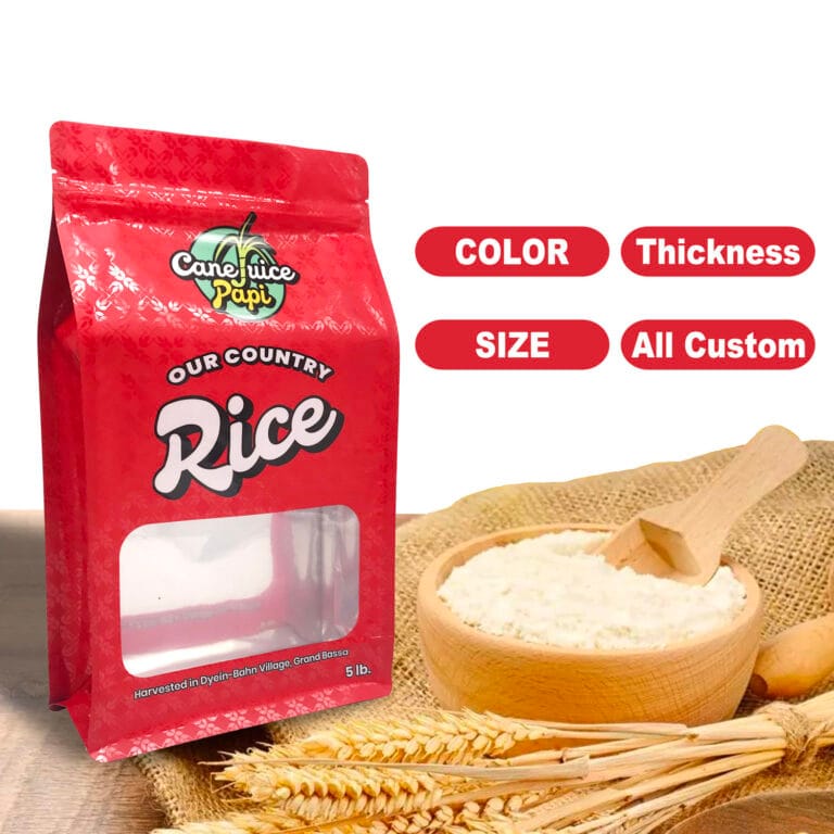 Rice Packaging: 500G 1Kg 2Kg Packing Zip With Handle Rice Packaging 5Kg ...